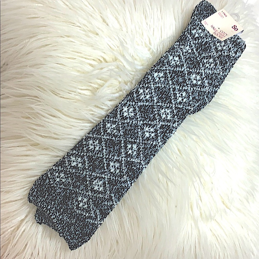 Fuzzy knee high socks